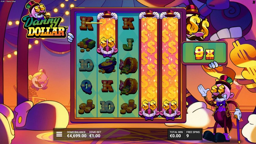 Danny Dollar slot screen 4