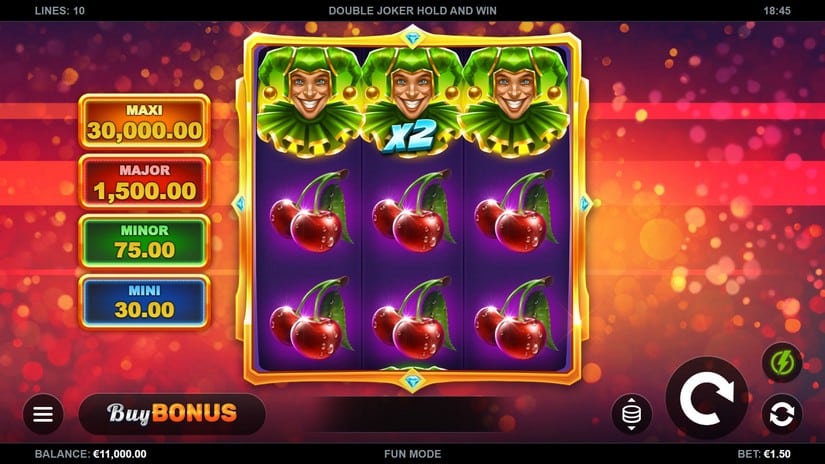 Double Joker Hold and Win slot screen 1