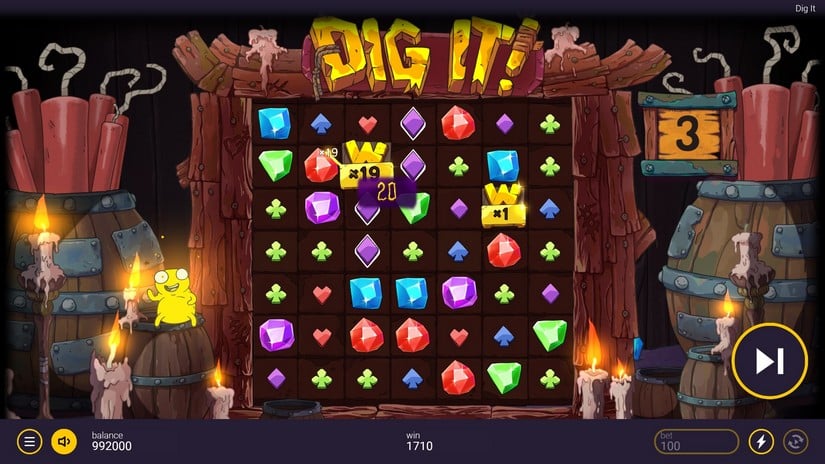 Dig It slot screen 4