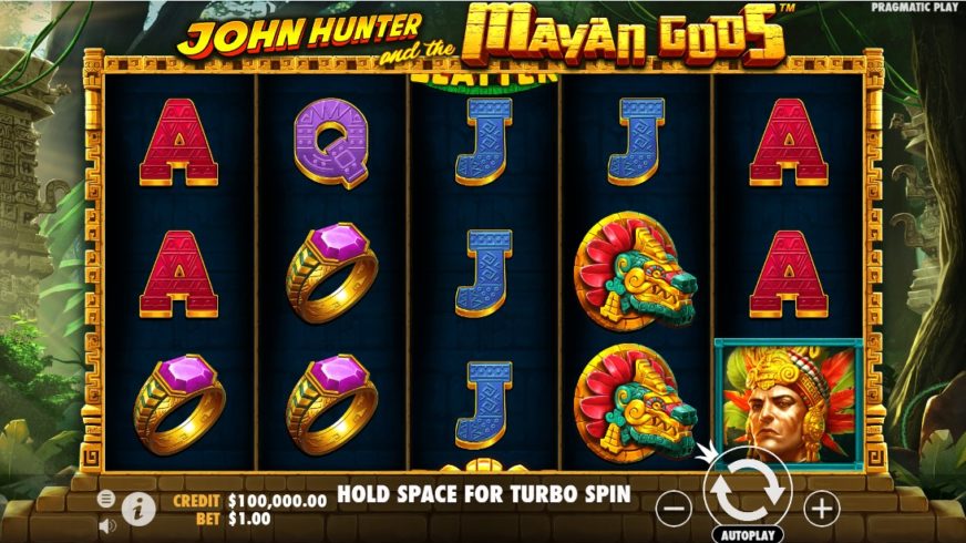 John Hunter and the Mayan Gods slot screen 1