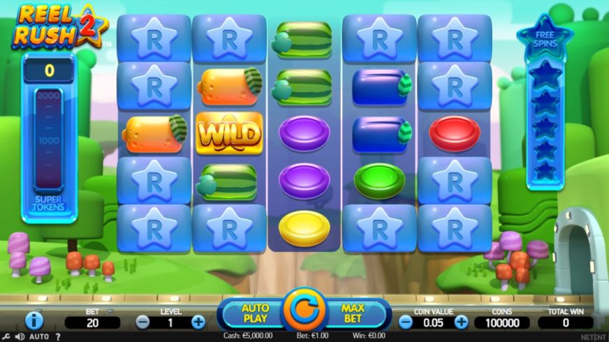 Reel Rush 2 slot screen 1