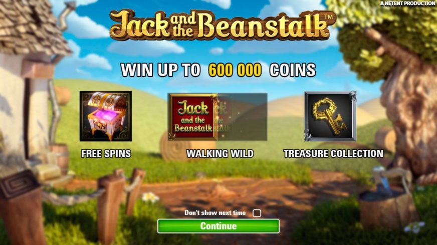 Jack and the Beanstalk slot screen 4