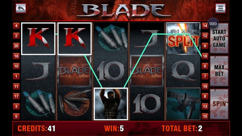 Blade slot screen 3