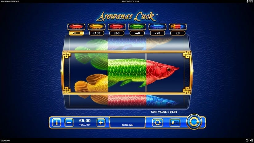 Arowanas Luck slot screen 2