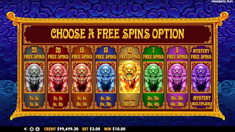 5 Lions Megaways 2 slot screen 4