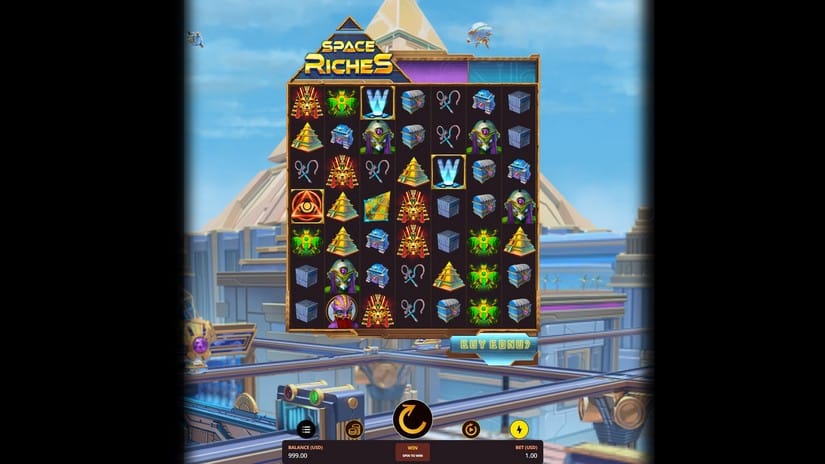 Space Riches slot screen 1