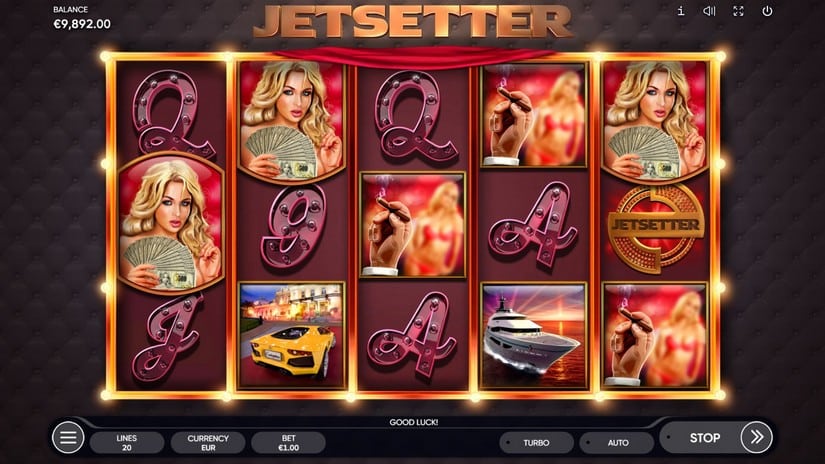 Jetsetter slot screen 2