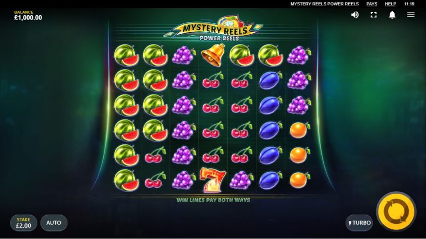 Mystery Reels Power Reels slot screen 1