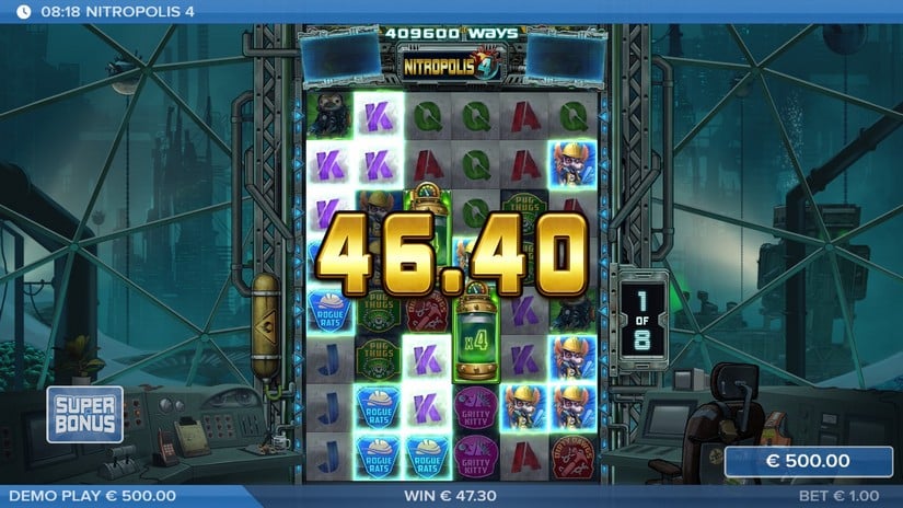 Nitropolis 4 slot screen 4
