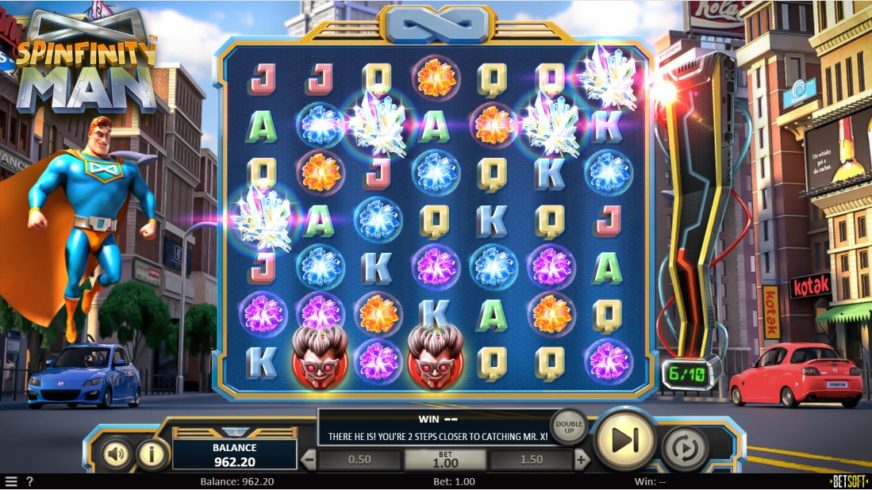 Spinfinity Man slot screen 3
