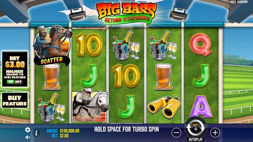 Big Bass Return to the Races slot screen 1
