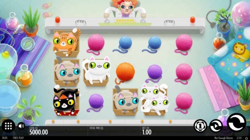 Not Enough Kittens slot screen 1