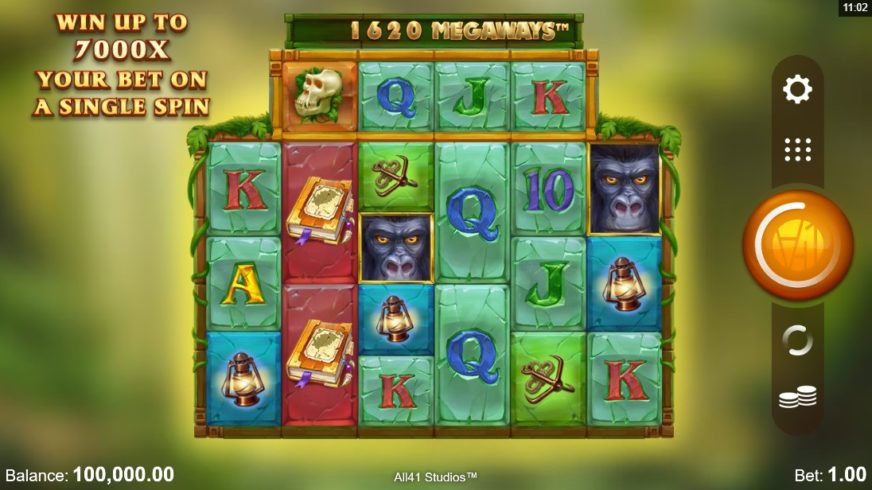 Forgotten Island Megaways slot screen 1