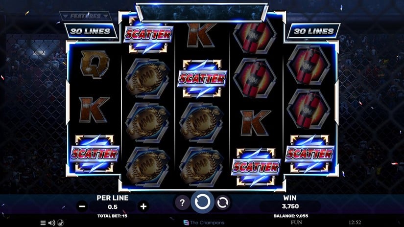 MMA Champions slot screen 4