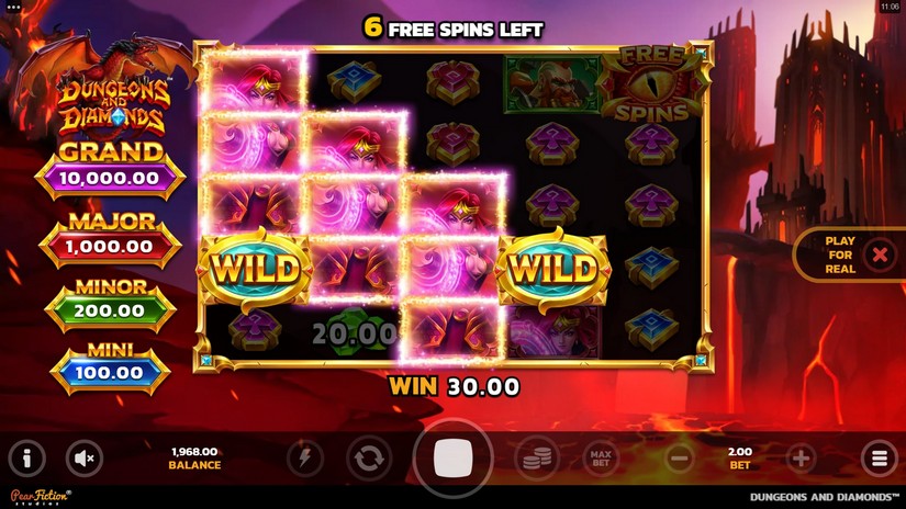 Dungeons and Diamonds slot screen 6