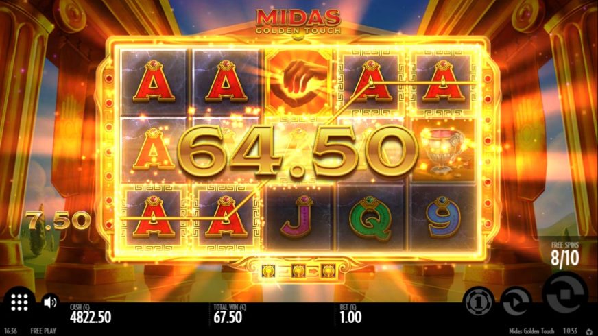 Midas Golden Touch slot screen 6