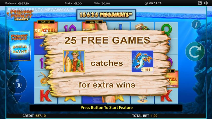 Fishin’ Frenzy Megaways slot screen 6
