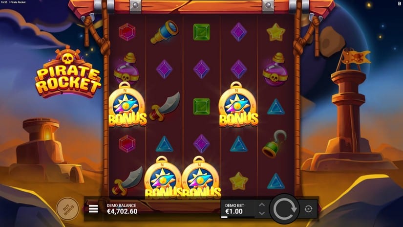 Pirate Rocket slot screen 5