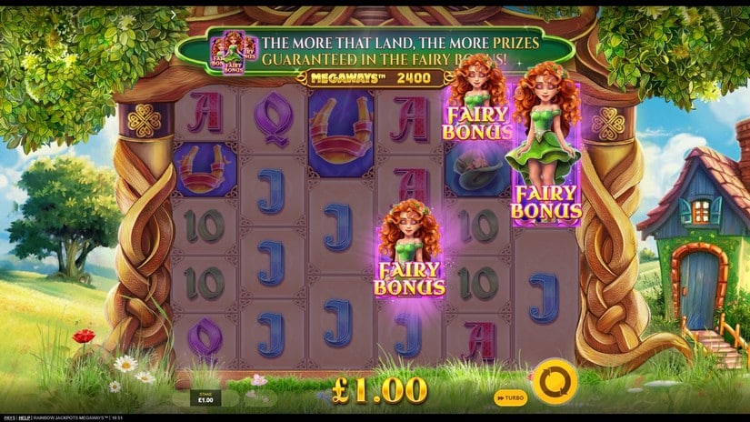 Rainbow Jackpots Megaways slot screen 3