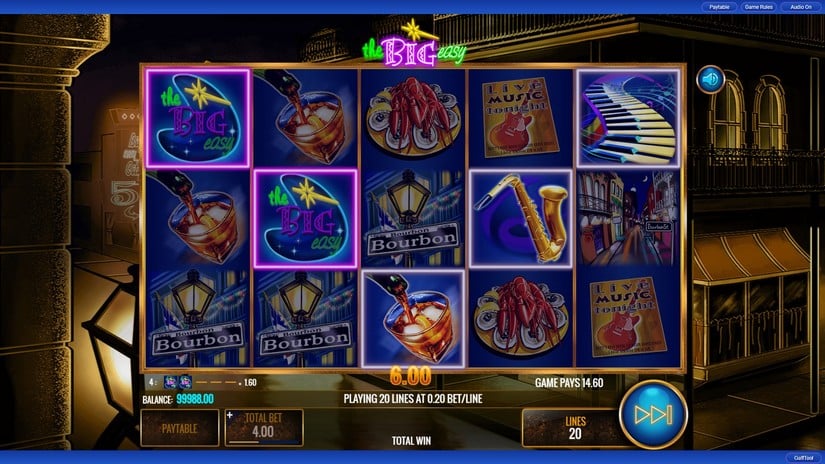 The Big Easy slot screen 2