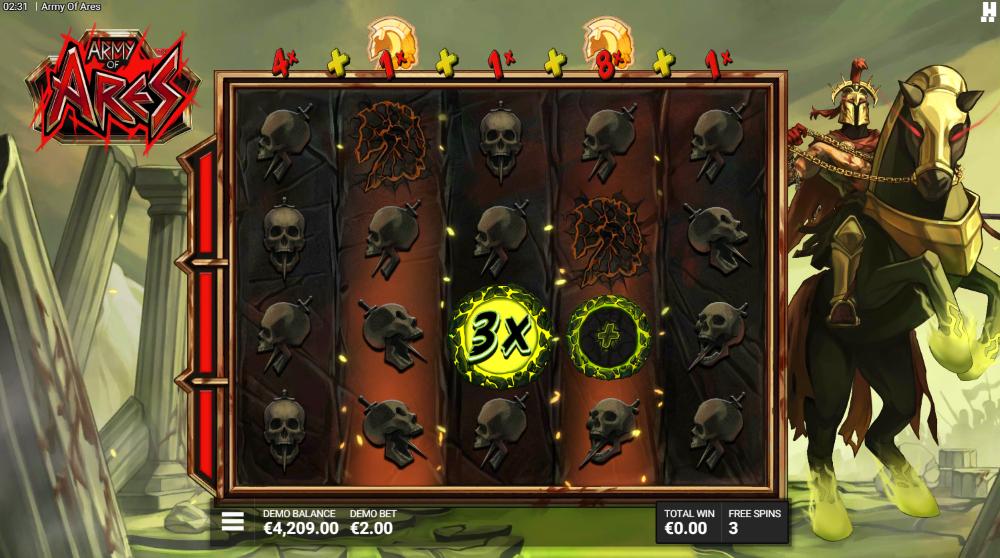 Play Army of Ares free slot