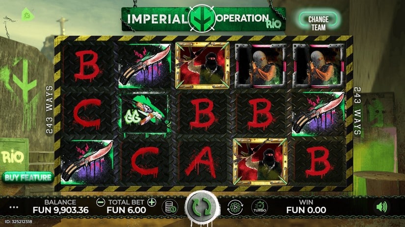 Imperial: Operation Rio slot screen 2