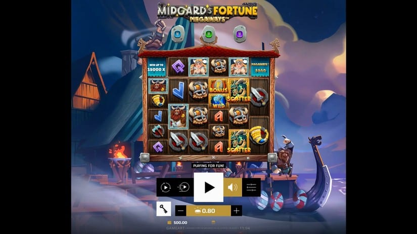 Midgard’s Fortune Megaways slot screen 1