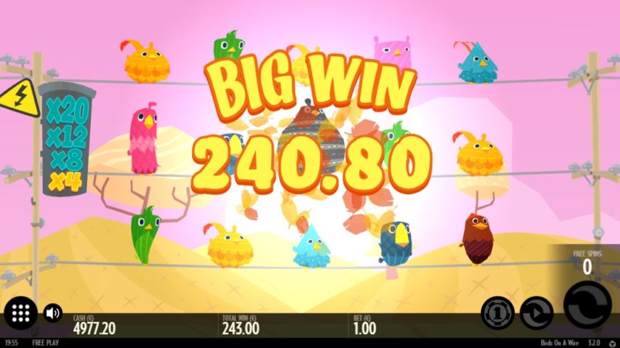 Birds On A Wire slot screen 4