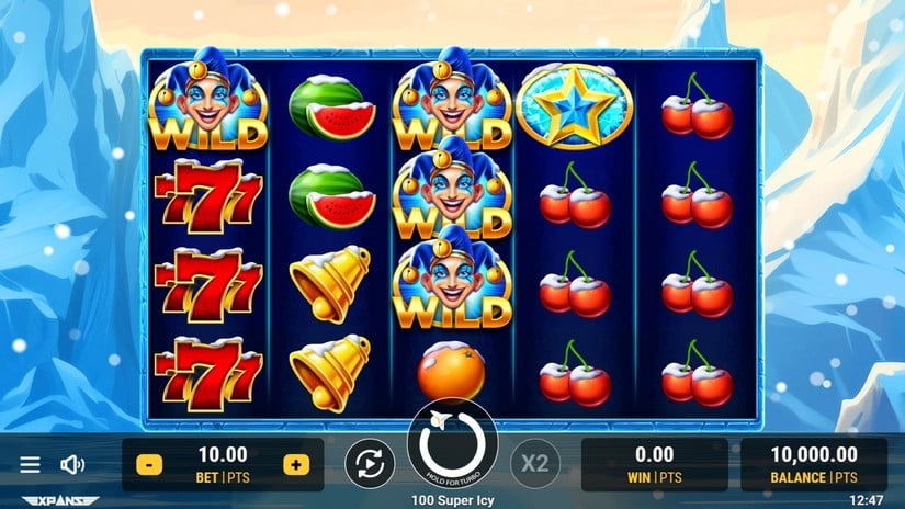 100 Super Icy slot screen 1