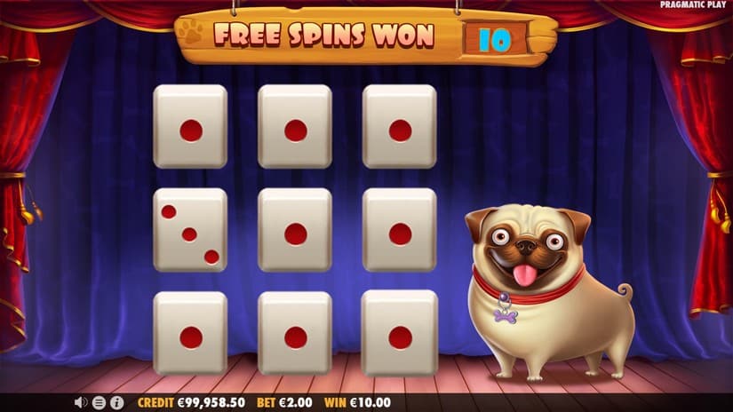 The Dog House Dice Show slot screen 4