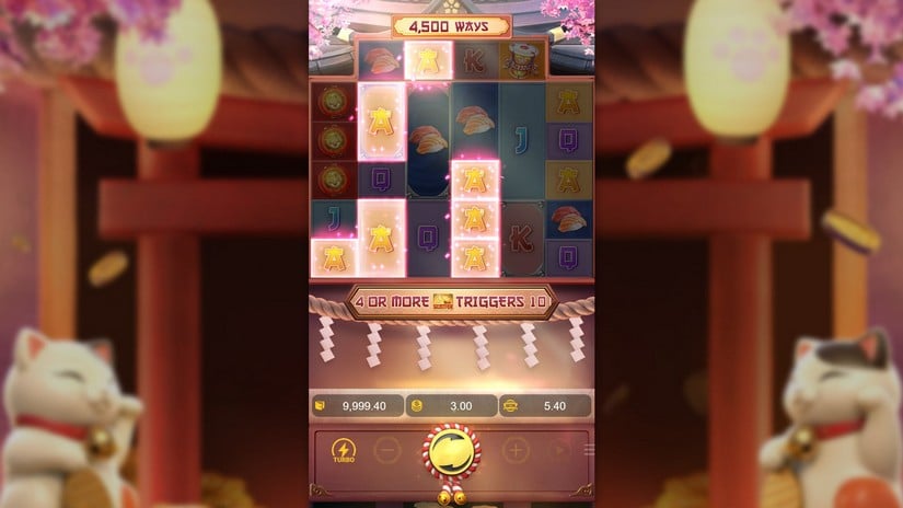 Lucky Neko slot screen 2