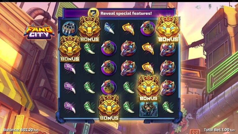 Fang City slot screen 3
