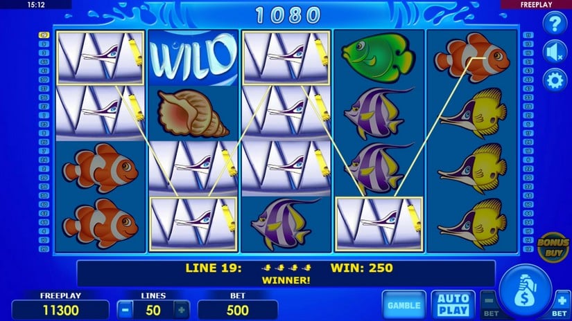 Wild Shark Bonus Buy slot screen 3