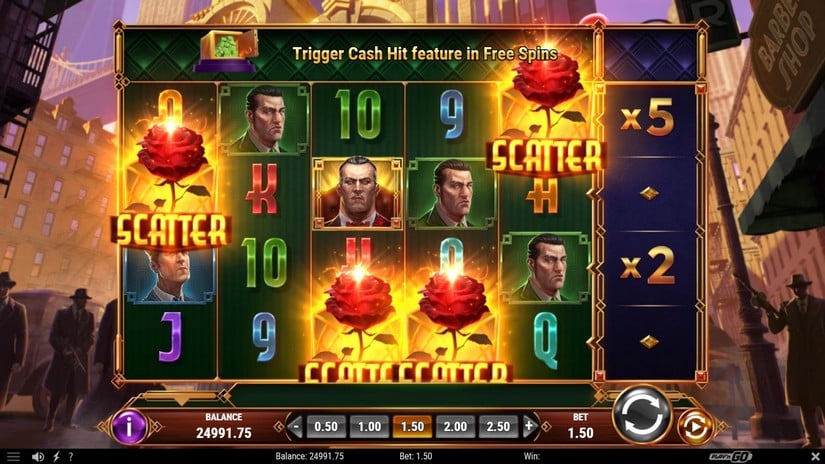 Mafia Gold slot screen 2
