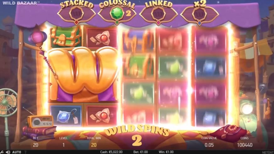 Wild Bazaar slot screen 2