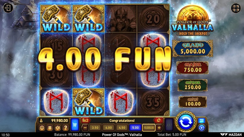 Power of Gods™: Valhalla slot screen 2