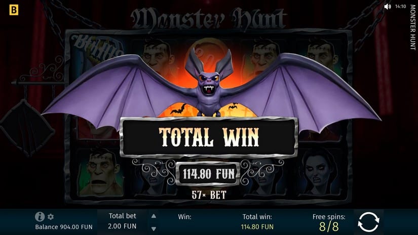 Monster Hunt slot screen 6