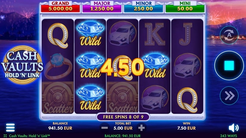 Cash Vault slot screen 9