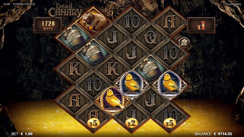 Dead Canary slot screen 2