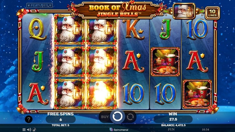 Book of Xmas Jingle Bells slot screen 4