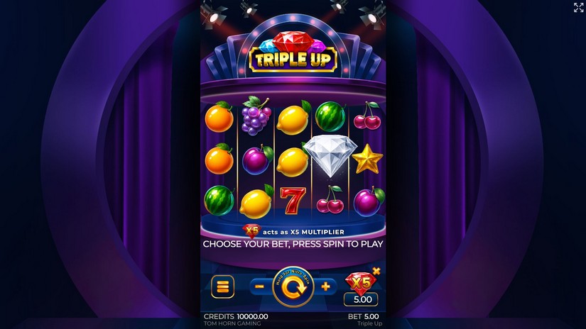 Triple Up slot screen 2