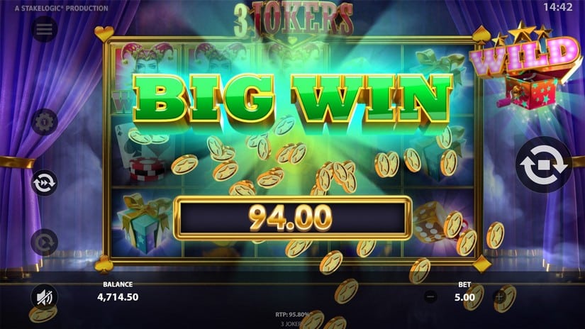 3 Jokers slot screen 5