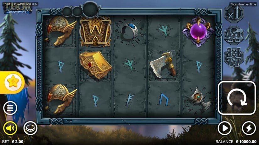 Thor Hammer Time slot screen 1