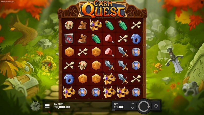 Cash Quest slot screen 1