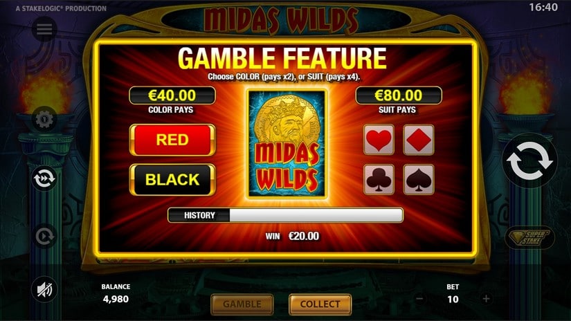 Midas Wilds slot screen 3