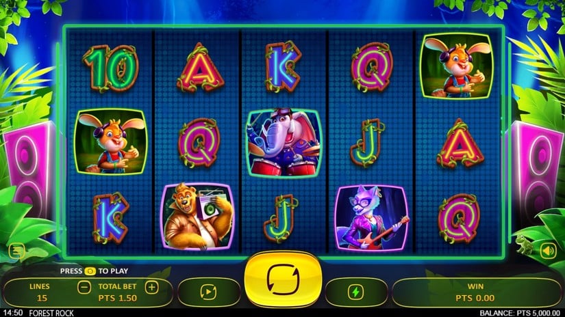 Forest Rock slot screen 1