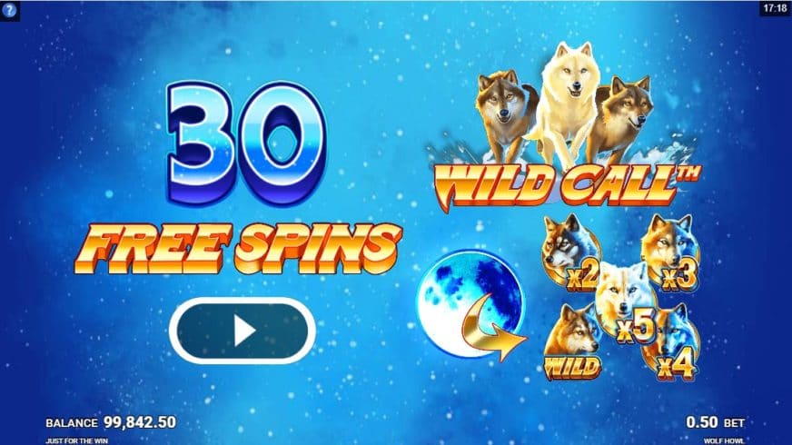 Wolf Howl slot screen 3