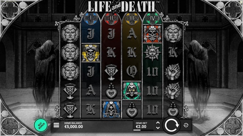 Life and Death slot screen 1