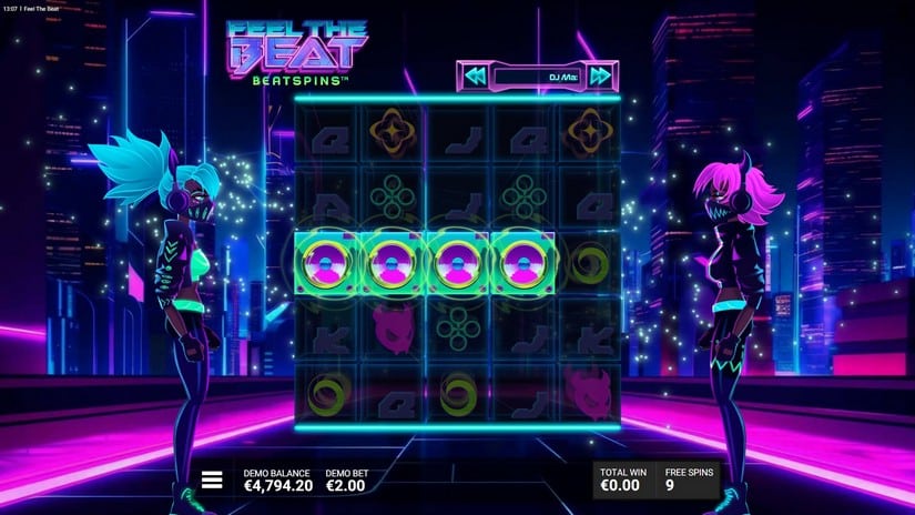 Feel the Beat slot screen 4