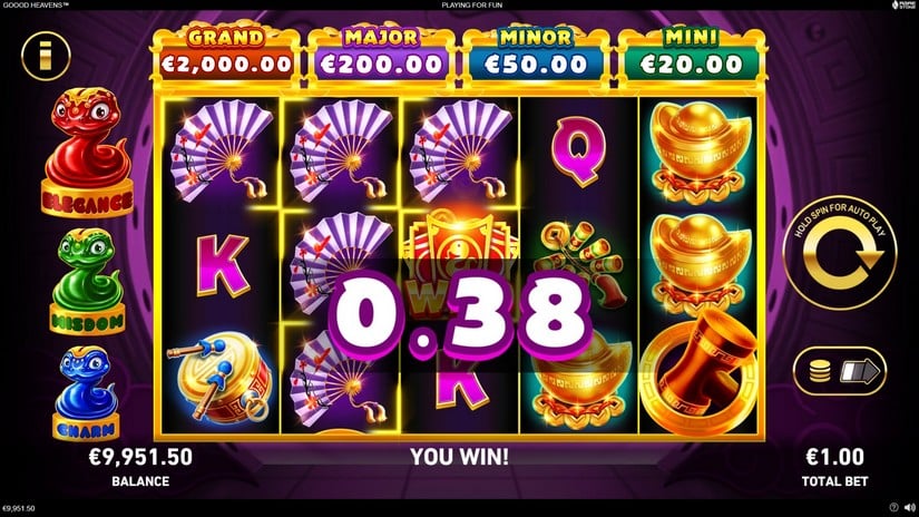 Goood Heavens slot screen 2